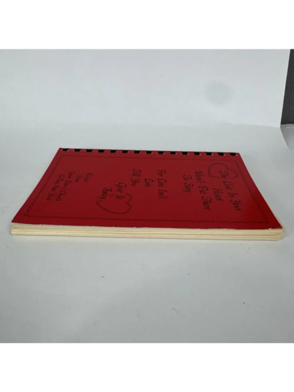 1986 Recipes from Saint Peter's Church Cookbook LeRoy New York